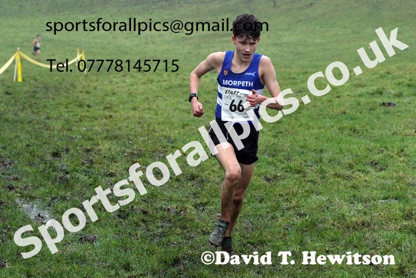 Boys under-15s, NECAA Junior Cross Country Relays, Thornley Farm, Peterlee, Saturday, December 12th. Photo: David T. Hewitson/Sports for All Pics